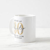 おもしろい30歳の誕生日プレゼント コーヒーマグカップ (正面左)