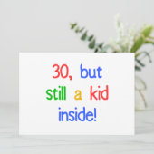 おもしろい30歳の誕生日ユーモア カード (スタンド正面)