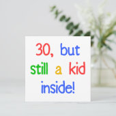 おもしろい30歳の誕生日ユーモア カード (スタンド正面)