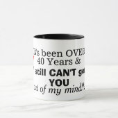 おもしろい40年以上867-5309レトロ80s マグカップ (中央)