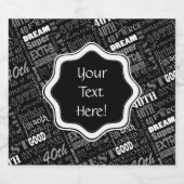 おもしろい40歳の誕生日パーティーモノグラパーソナライズされたム ビールラベル (シングルラベル)