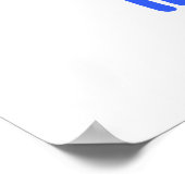 おもしろい40歳の誕生日ユーモア ポスター (角)