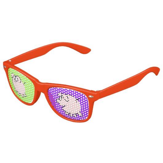 おもしろい4 3マンガ豚の年〔占星術の〕十二宮図誕生日EyeW キッズサングラス (アングル)