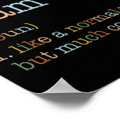 おもしろい5年生のチームは普通のようだが戻っクールている ポスター (角)