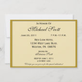 おもしろい50ファンシー歳誕生パーティーの招待 招待状 (裏面)