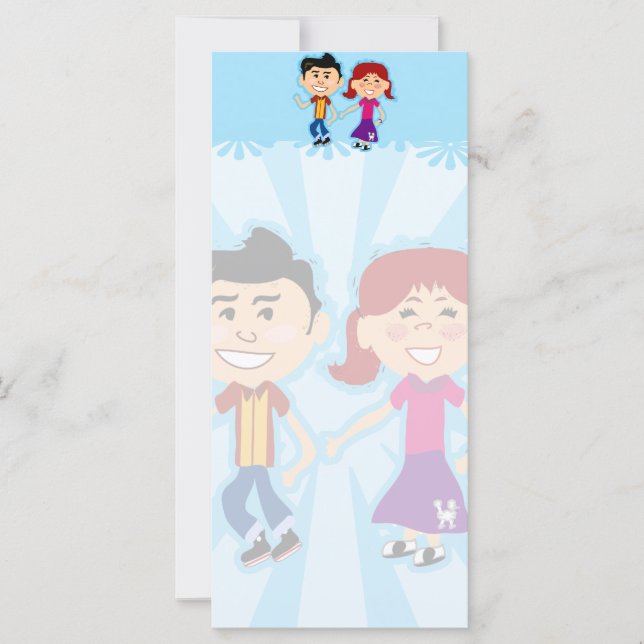 おもしろい50年代のSock Hop Kids (正面)