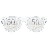 おもしろい50歳と素晴らしい50歳の誕生日 レトロサングラス (正面)