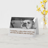 おもしろい50歳の誕生日グリーティングカード - お尻スライドでうんちがついた カード (黄色い花)