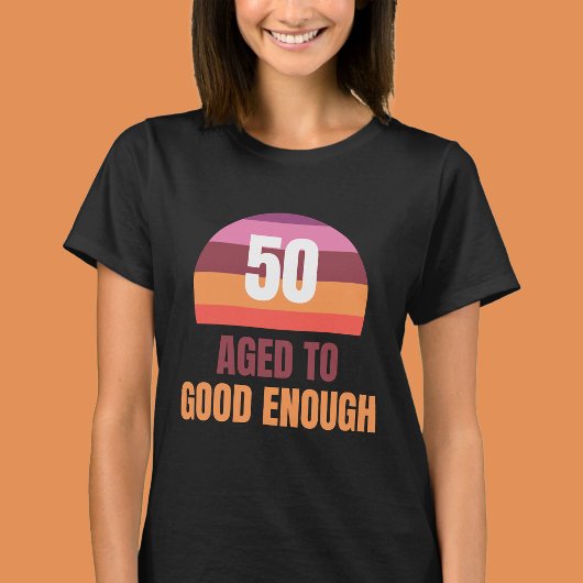 おもしろい50歳の誕生日サンセットTシャツ Tシャツ