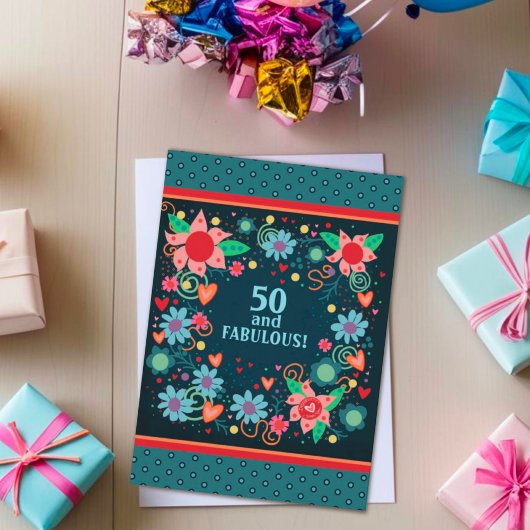 おもしろい50素晴らしいガーリーフローラカスタム時代 カード