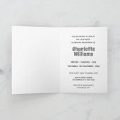 おもしろい50誕生日 | グルービエネルギレイヴパーティー 招待状 (内部)