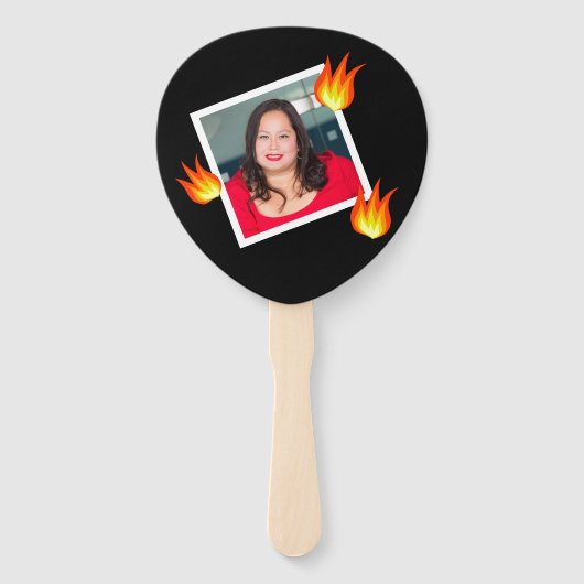 おもしろい50誕生日「熱いタマレおもしろい」 ハンドファン (裏面)