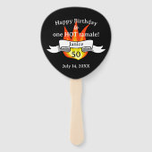 おもしろい50誕生日「熱いタマレおもしろい」 ハンドファン (正面)