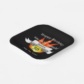 おもしろい50誕生日「熱いタマーレ」サッシーパーソナライズされた ペーパープレート (傾斜あり)