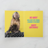 おもしろい50?!再集計を要求する誕生日 カード (内部)