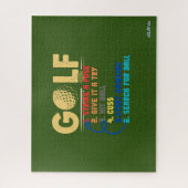 おもしろい6段グリーンゴルフ ジグソーパズル (縦)