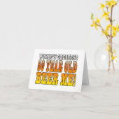 おもしろい60誕生日:世界最高の60年 カード (黄色い花)