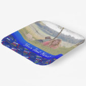 おもしろい60th誕生日パーティモノグラパーソナライズされたム ペーパープレート (傾斜あり)