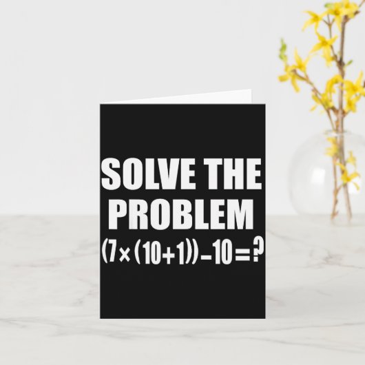 おもしろい67のミーム ペムダス 小学校数学教師の脳 カード (黄色い花)