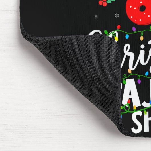 おもしろい67クリスマスパジャマシャツ 六七 ミーム ブラ マウスパッド (コーナー)