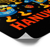 おもしろい67ハヌカ祭りミームデザイン ポスター (角)