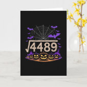 おもしろい67 ミーム 数学教師 6 7 ハロウィン スクエア ロ カード (黄色い花)
