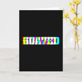 おもしろい67 ミーム 6oa7ed グリッチアート レトロ スラング Goated カード (黄色い花)