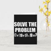 おもしろい67 ミーム Pemdas 小学校数学教師の脳 カード (黄色い花)