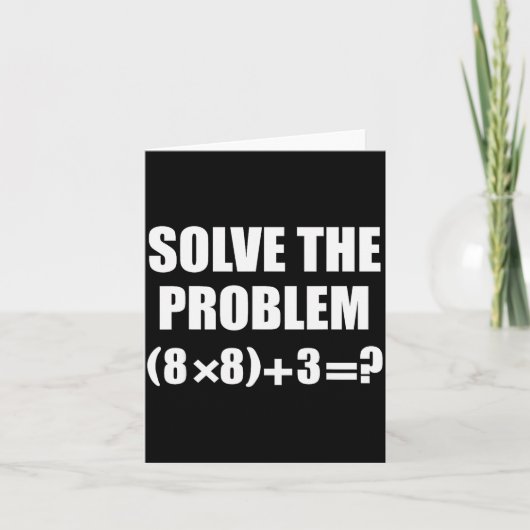 おもしろい67 ミーム Pemdas 小学校数学教師の脳 カード (正面)