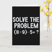 おもしろい67 ミーム Pemdas 小学校数学教師の脳 カード (黄色い花)