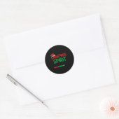 おもしろい67 六七 クリスマス スリ 読み込み中 67% クリスマス ラウンドシール (封筒)