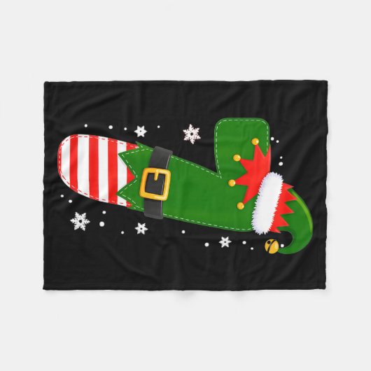 おもしろい67 六七 ミーム カップル クリスマス フリースブランケット (正面(横))