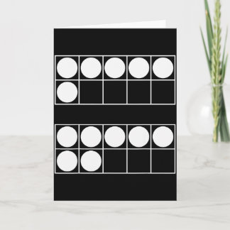 おもしろい6 7の数字の先生と生徒のミーム カード