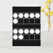 おもしろい6 7の数字教師生徒 六 七 ミーム カード (黄色い花)