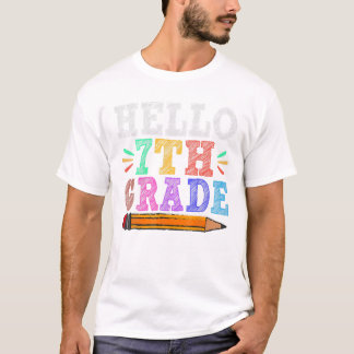 おもしろい7年生3年生の先生 Tシャツ