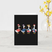 おもしろい7月間抜けのグースパッ間抜けトの4番目 カード (黄色い花)