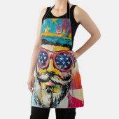 おもしろい7月4日 エプロン (インサイチュ)