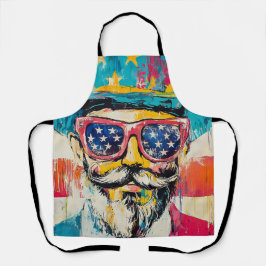 おもしろい7月4日 エプロン