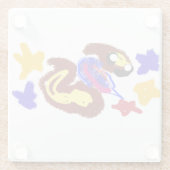 おもしろい7月4日 ガラスコースター (裏面)