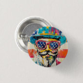 おもしろい7月4日 缶バッジ (正面&裏面)