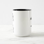 おもしろい70歳の誕生日名入れマグ - 年齢ユーモア マグカップ (中央)