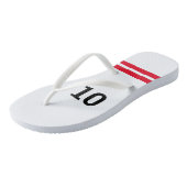 おもしろい7-10分割ボーリングピン |ボーリング靴 ビーチサンダル (アングル)