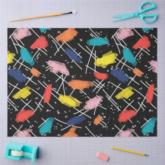 おもしろい80刺激を受けた代の明るいはっきりしたティッシュペーパー 薄葉紙 (クラフト)