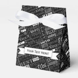 おもしろい80thバースデーパーティーモノグラパーソナライズされたム フェイバーボックス