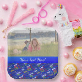 おもしろい80thバースデーパーティーモノグラパーソナライズされたム ペーパープレート (パーティー)