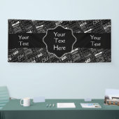 おもしろい85歳誕生日パーティーモパーソナライズされたノグラム 横断幕 (トレードショー)