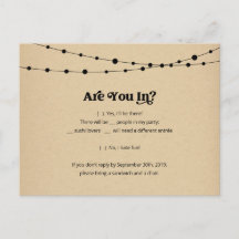 おもしろい&おもしろいすしRSVPポストカード – Kraft