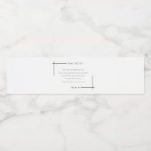 おもしろい、おもしろいファクトミニマル結婚リスト ペットボトルラベル (シングルラベル)