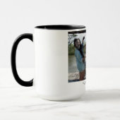 おもしろい、おもしろい マグカップ (左)