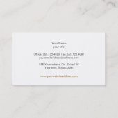 おもしろい&かわいいファッションブティックフェイクシルバーセクイン 名刺 (裏面)